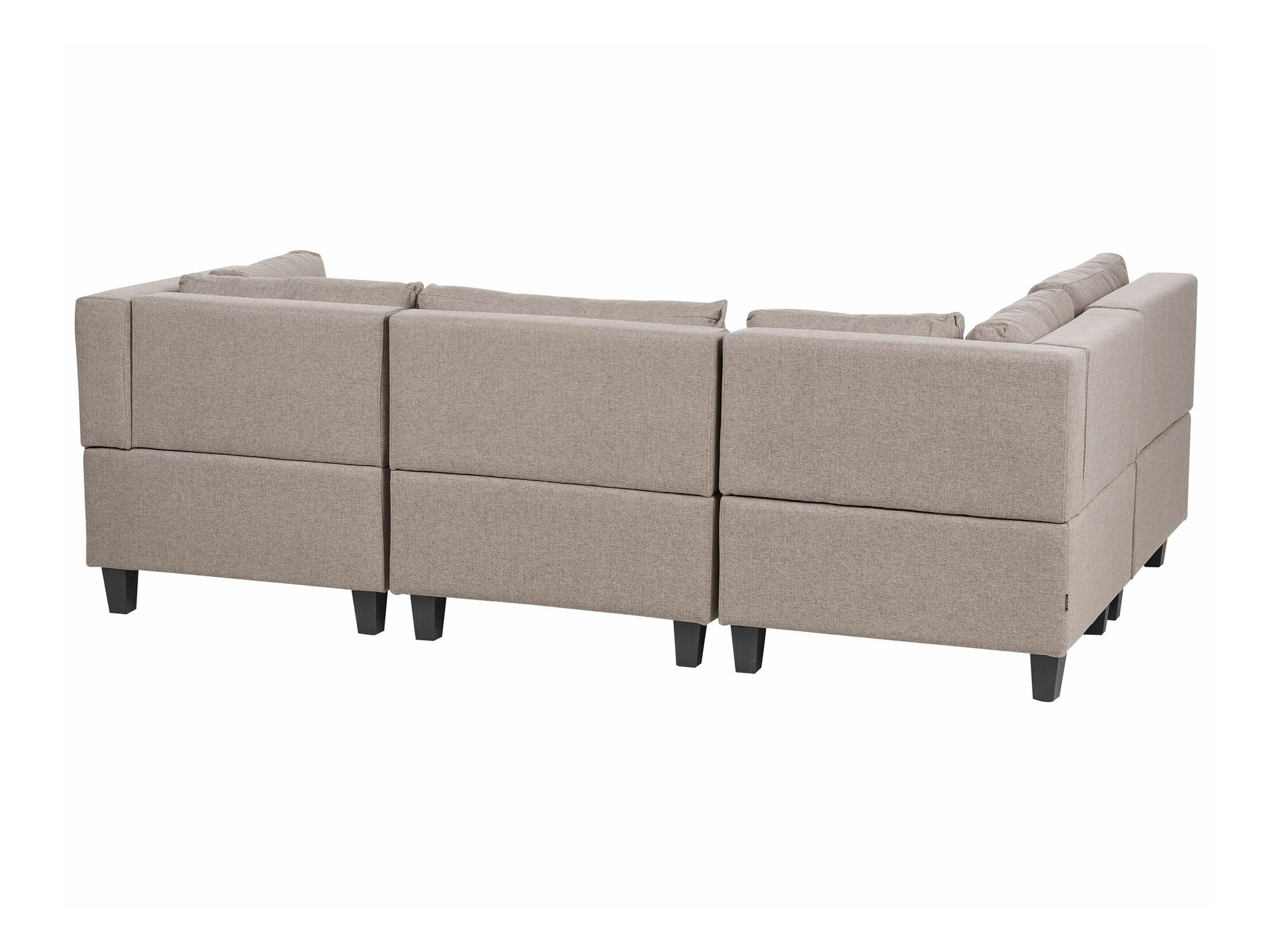 Modularna ugaona garnitura Elbmeli 108 (Smeđa)