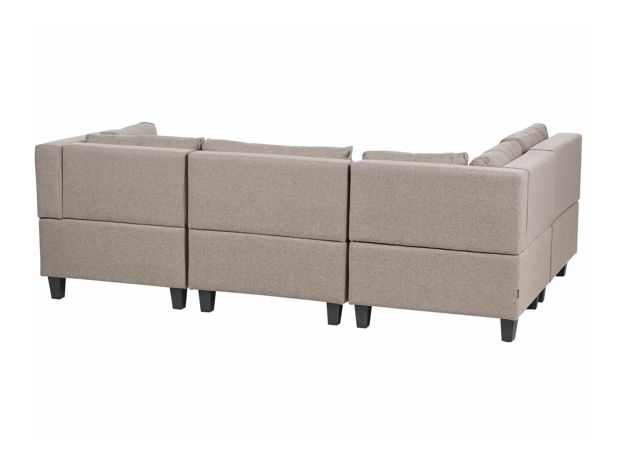 Modularna ugaona garnitura Elbmeli 108 (Smeđa)