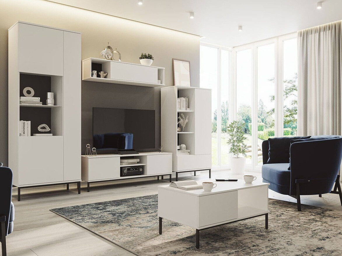 Set za dnevnu sobu Lomsore 108 (Belo)