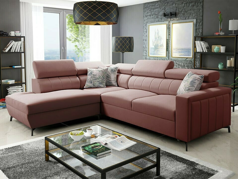 Ugaona sofa Sarasota 147 (Mono 235 + Botanical 36)