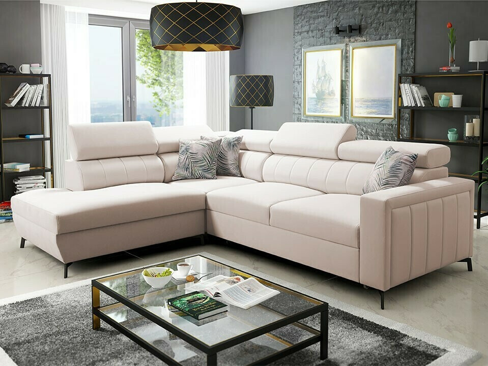 Ugaona sofa Sarasota 148 (Mono 231 + Botanical 36)
