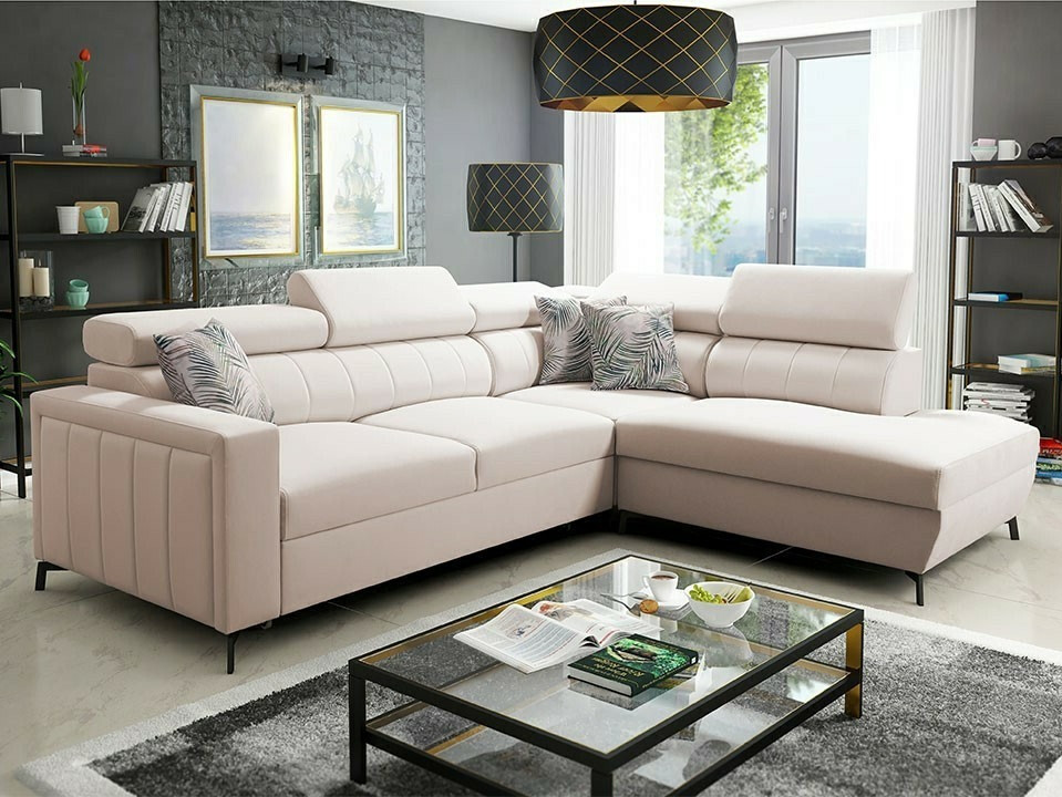 Ugaona sofa Sarasota 148 (Mono 231 + Botanical 36)