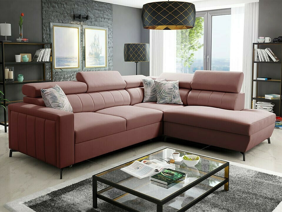 Ugaona sofa Sarasota 148 (Mono 235 + Botanical 36)