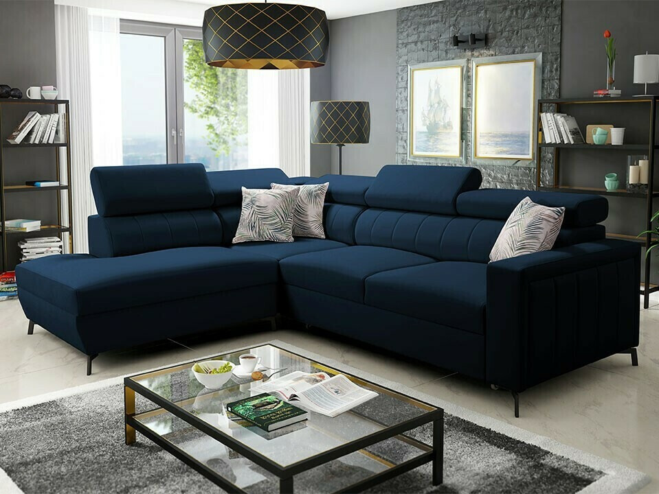Ugaona sofa Sarasota 148 (Mono 242 + Botanical 36)