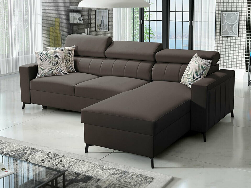 Ugaona sofa Sarasota 150 (Mono 234 + Botanical 36)