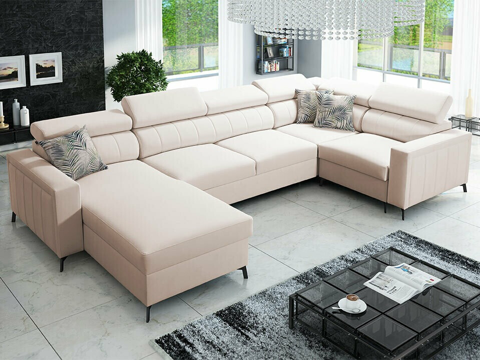 Ugaona sofa Sarasota 153 (Mono 231 + Botanical 36)