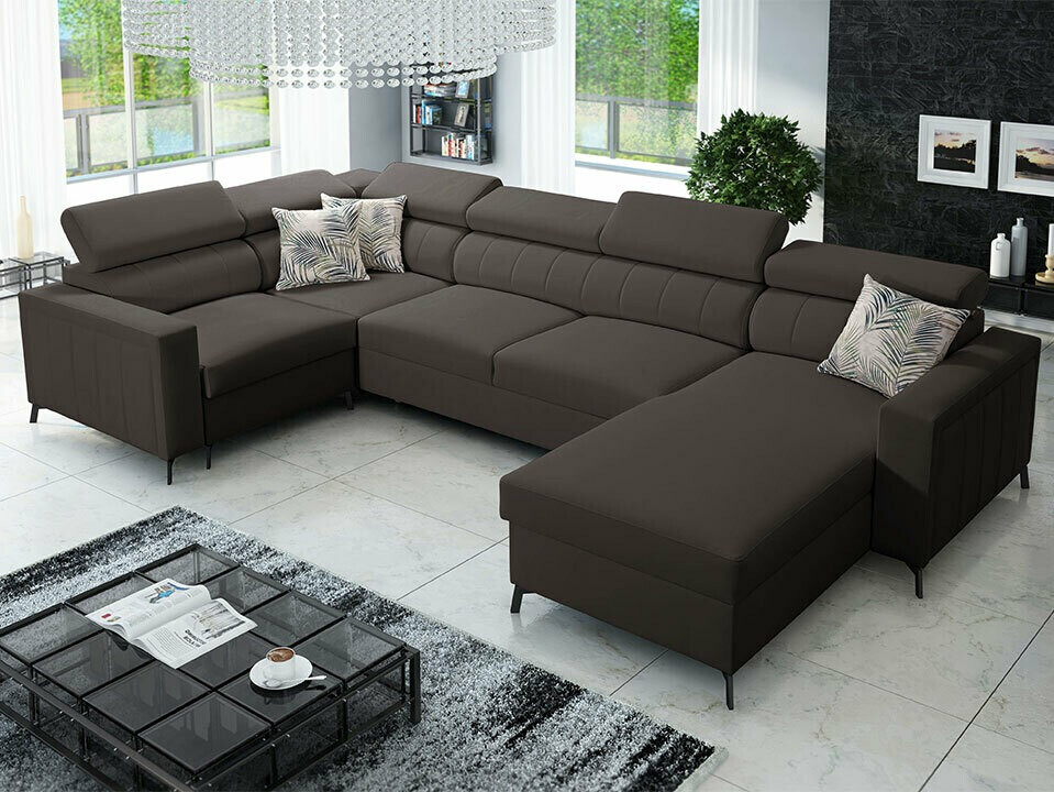 Ugaona sofa Sarasota 153 (Mono 234 + Botanical 36)