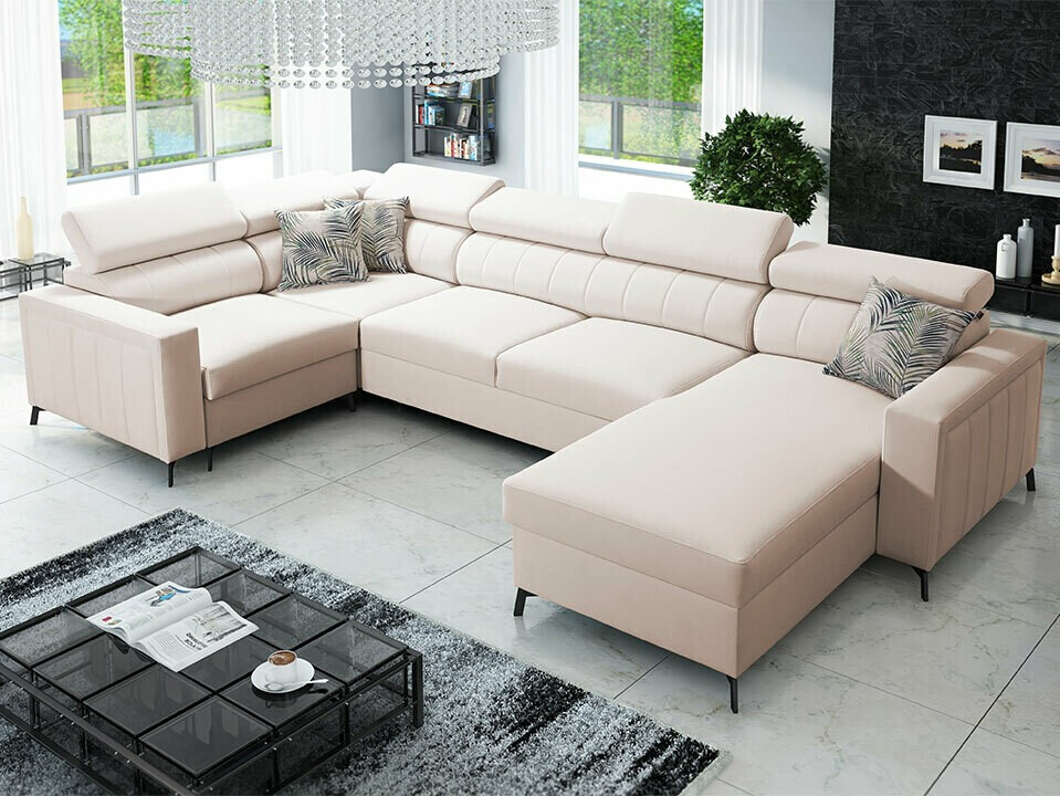 Ugaona sofa Sarasota 154 (Mono 231 + Botanical 36)