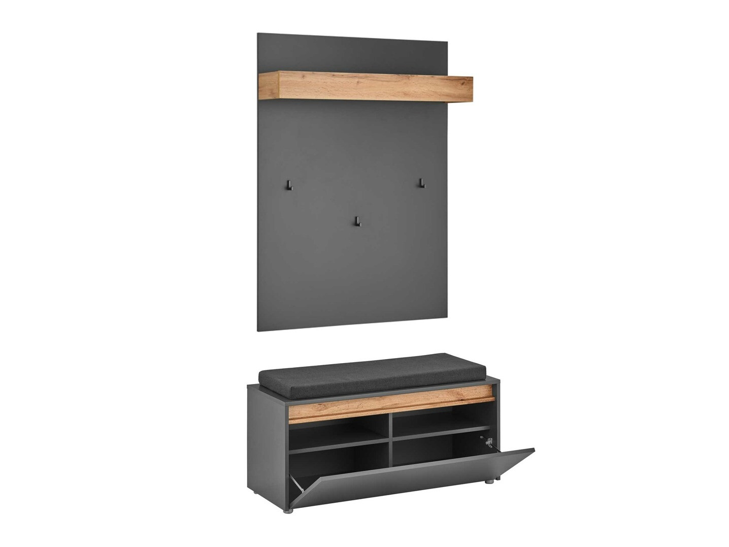 Set za hodnik Elbsori 167 (Antracit)