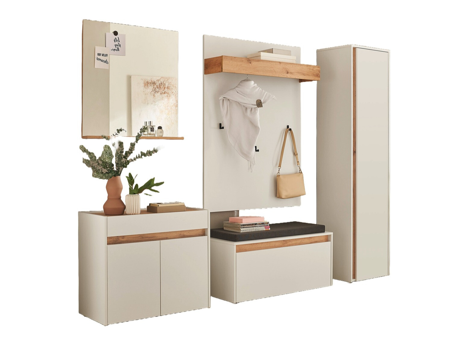Set za hodnik Elbsori 168 (Belo)