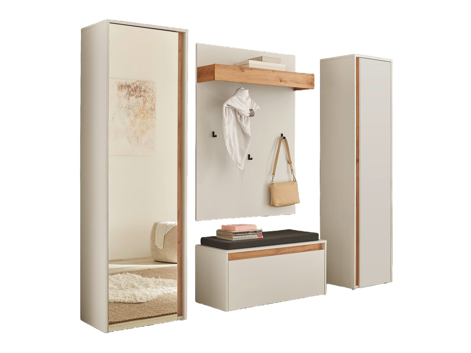 Set za hodnik Elbsori 169 (Belo)