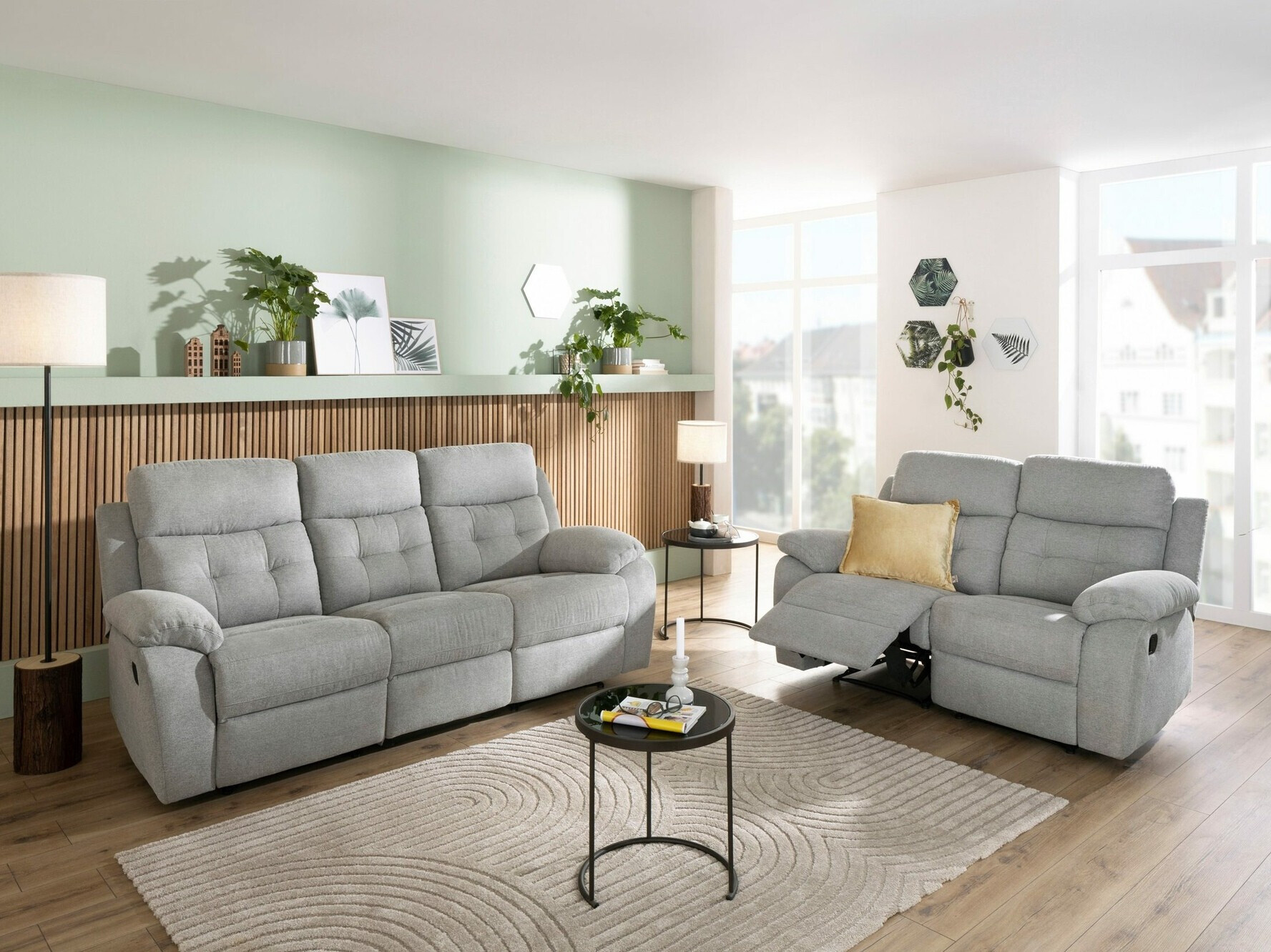 Relaks sofa Denton 1480 (Svetloosiva)