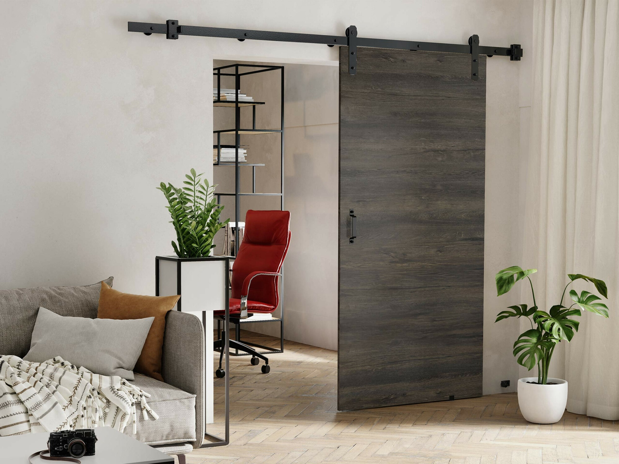 Klizna vrata Dover 165 (Tamni jasen)