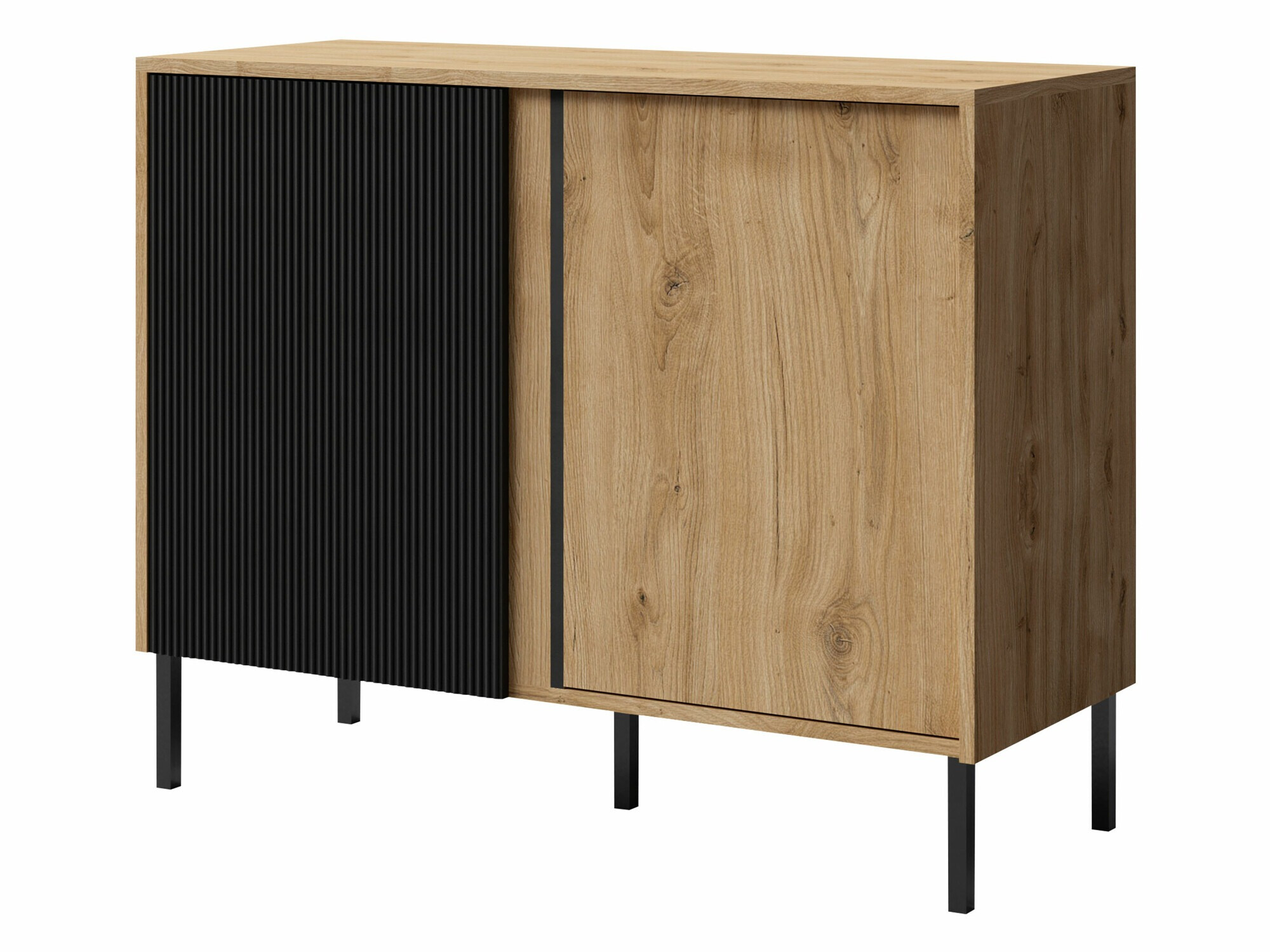 Ormarić Lumiri 103 (Hrast + Crno)