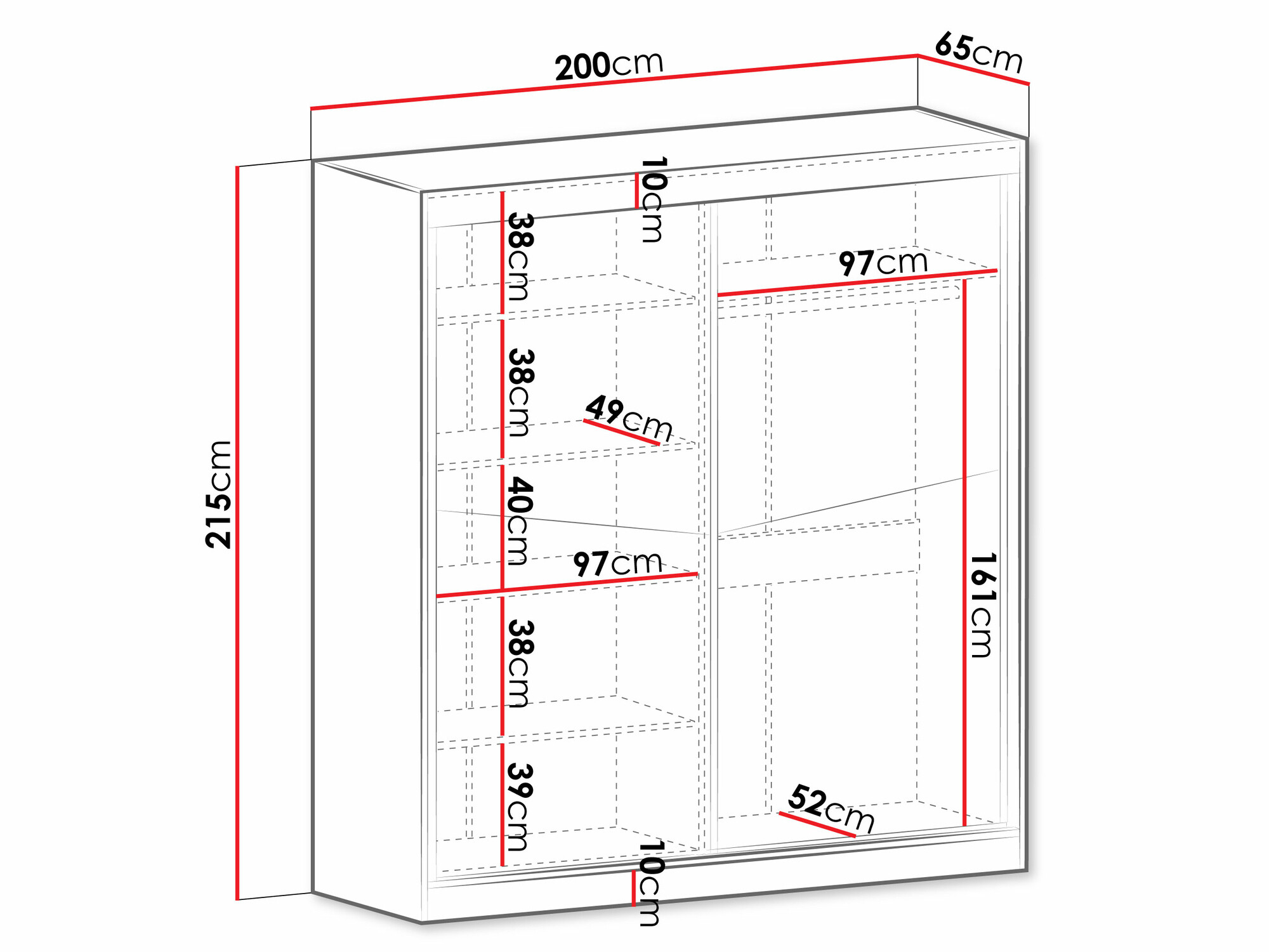 Ormar Tenreme 100 (Bež + Hrast)