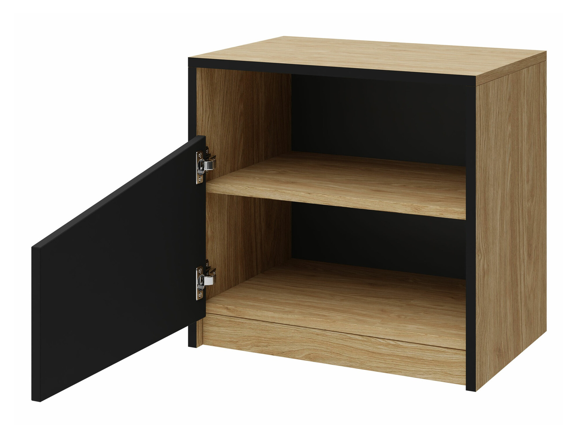 Set spavaća soba Tenreme 108 (Hrast + Crno)