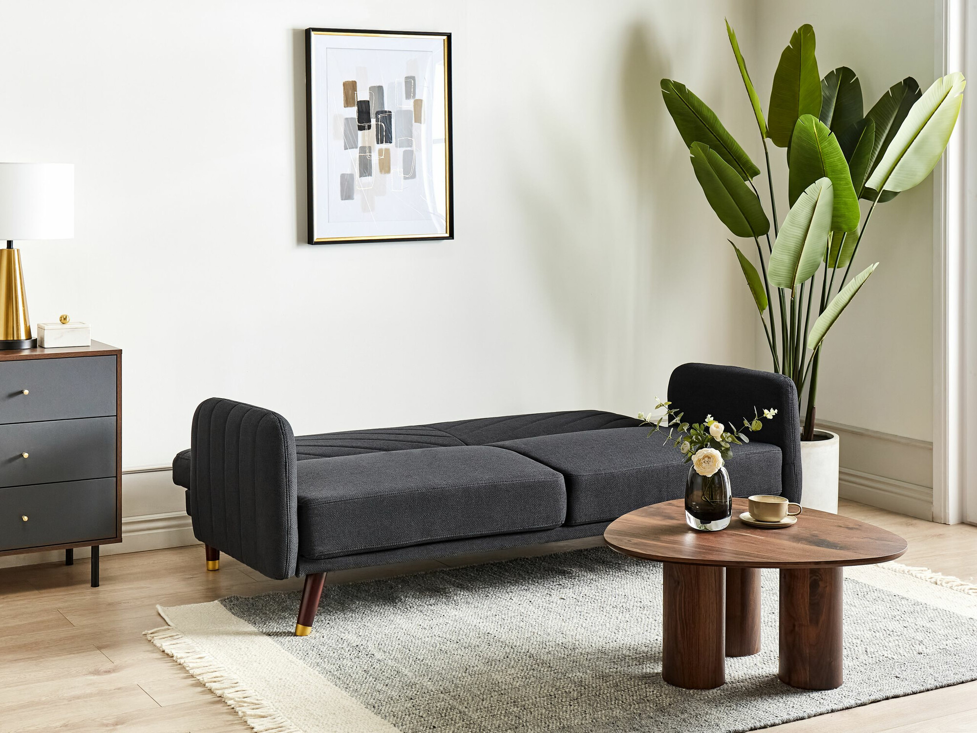 Sofa na razvlačenje Berwyn 2283 (Crno)