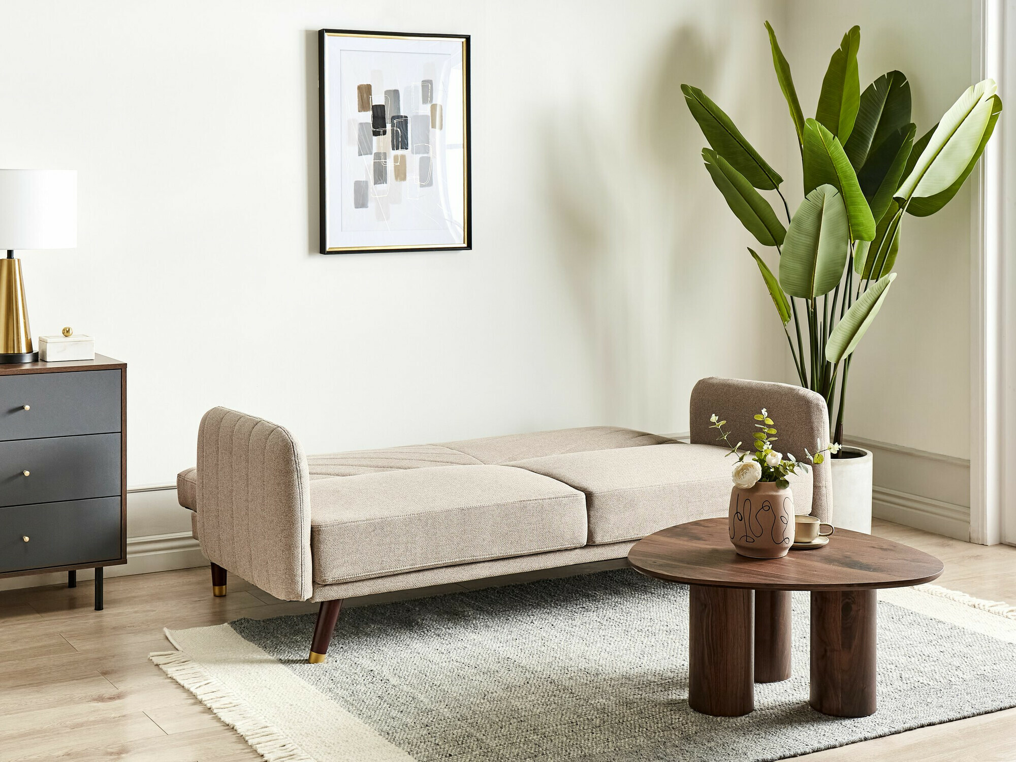 Sofa na razvlačenje Berwyn 2283 (Svetlo smeđa)