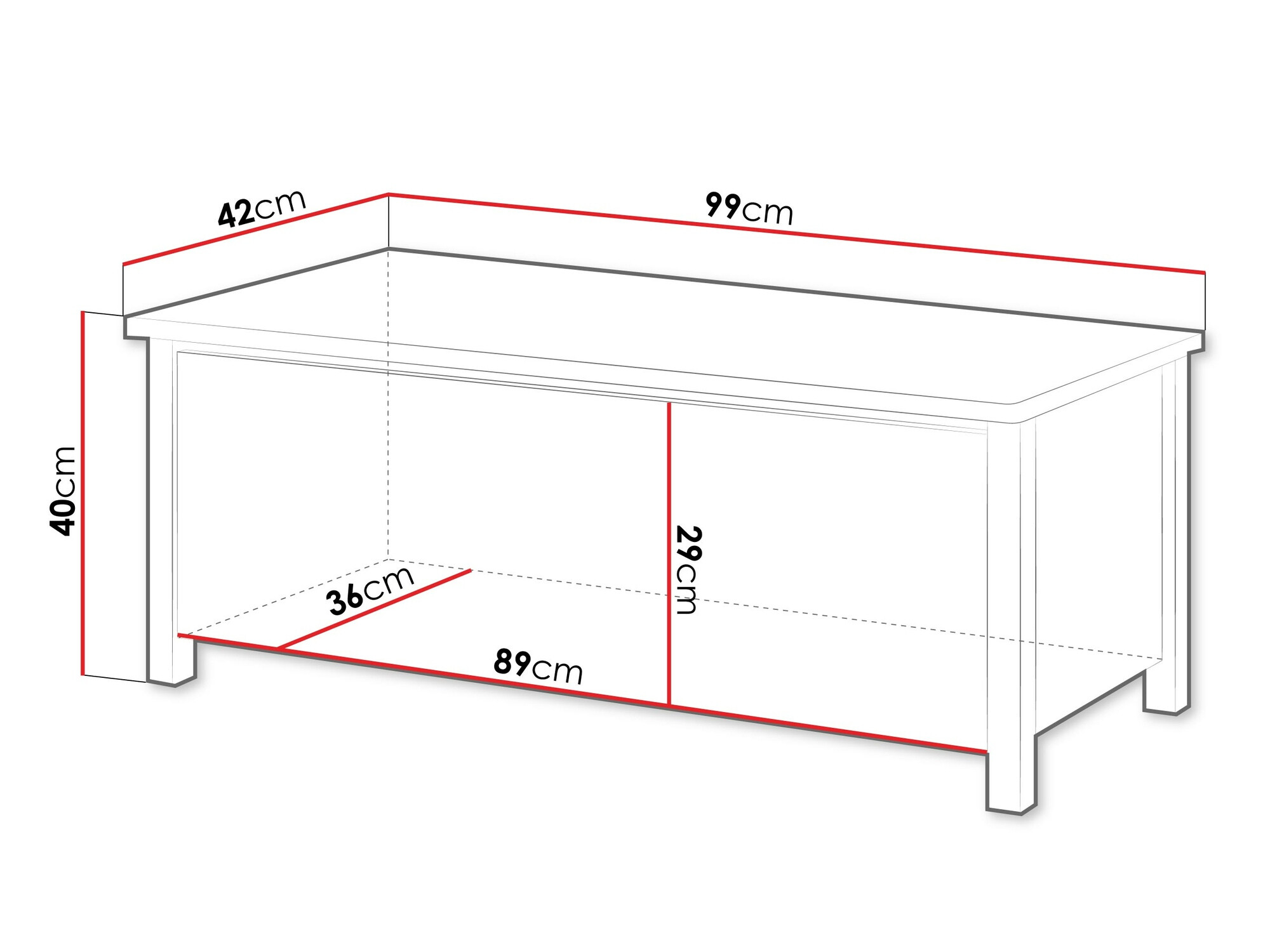 Kutija Romelbo 143 (Belo + Hrast)