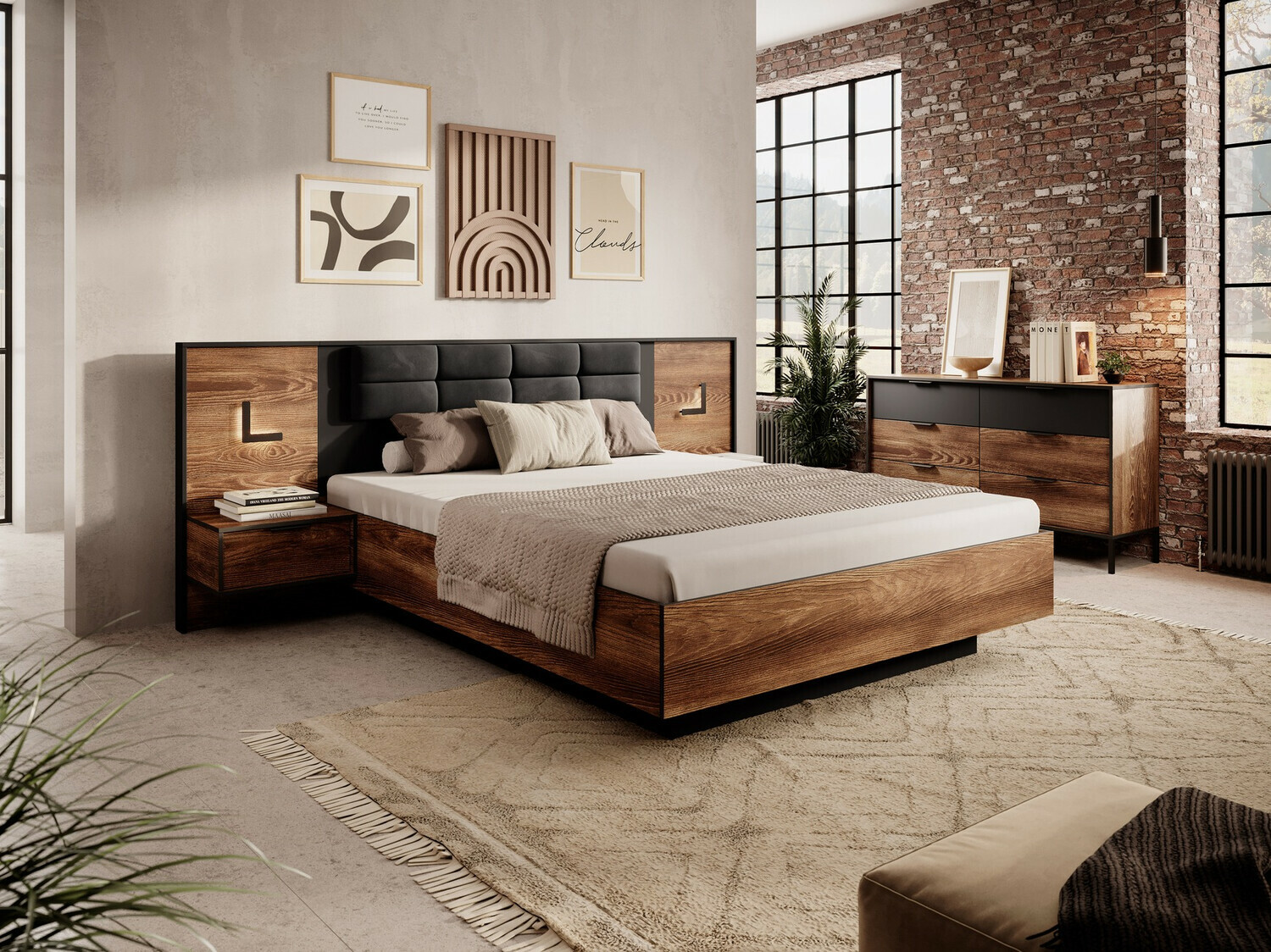 Set noćnih ormarića Flodale 102