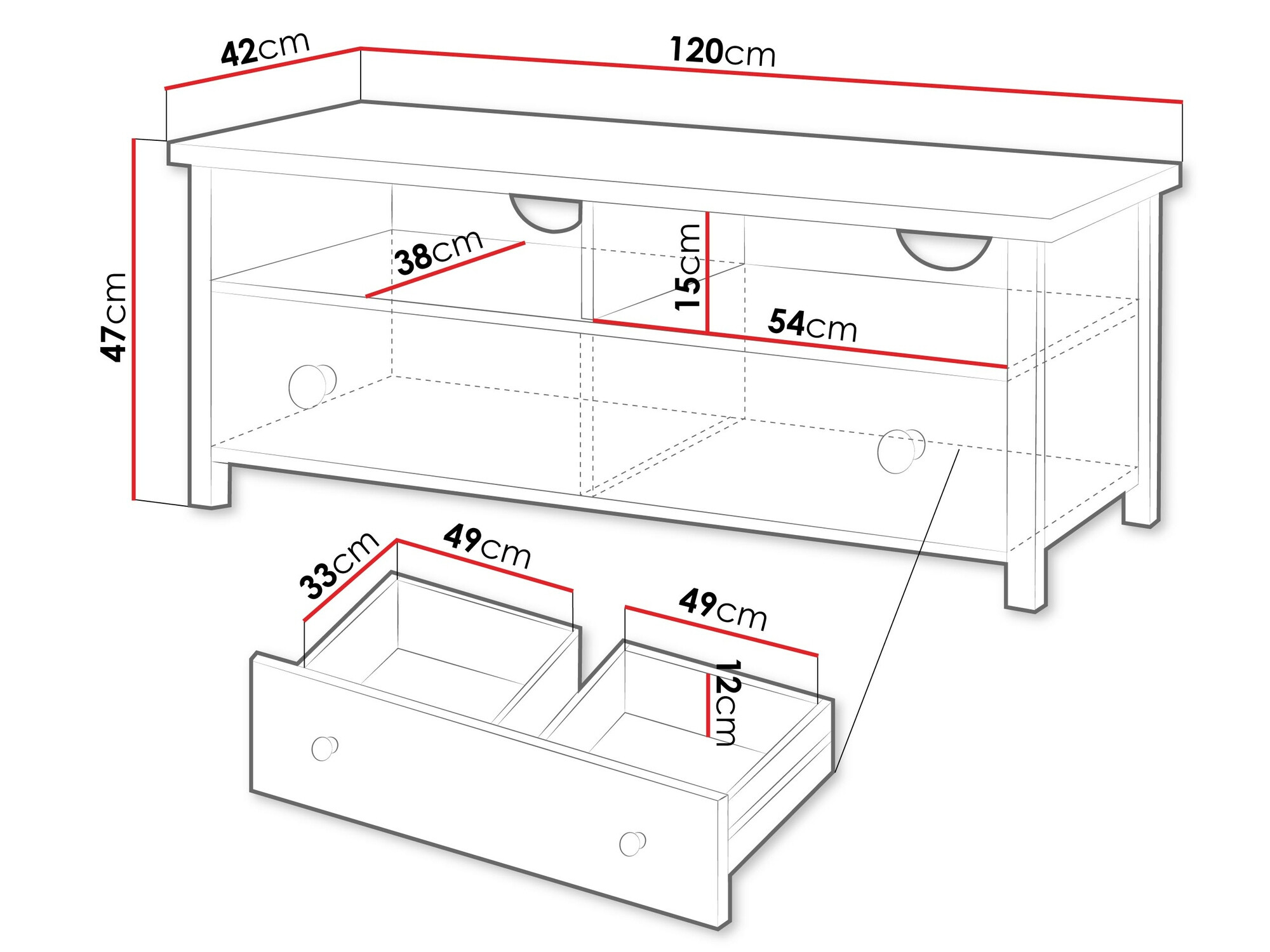 TV komoda Fresno 109
