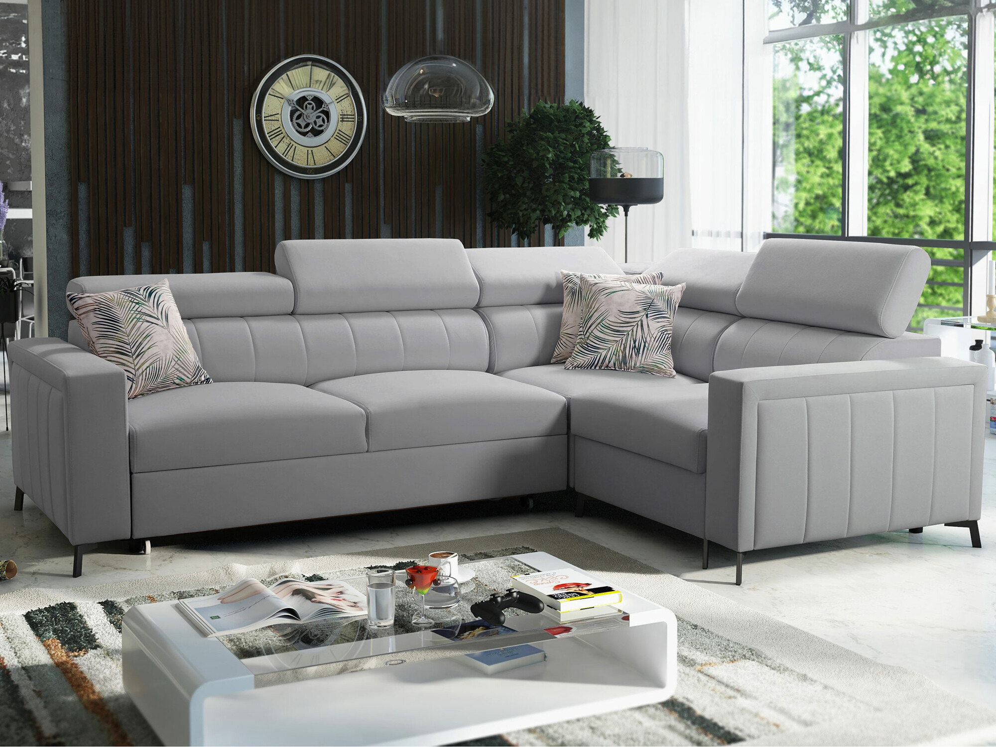 Ugaona sofa Sarasota 149 (Mono 244 + Botanical 36)
