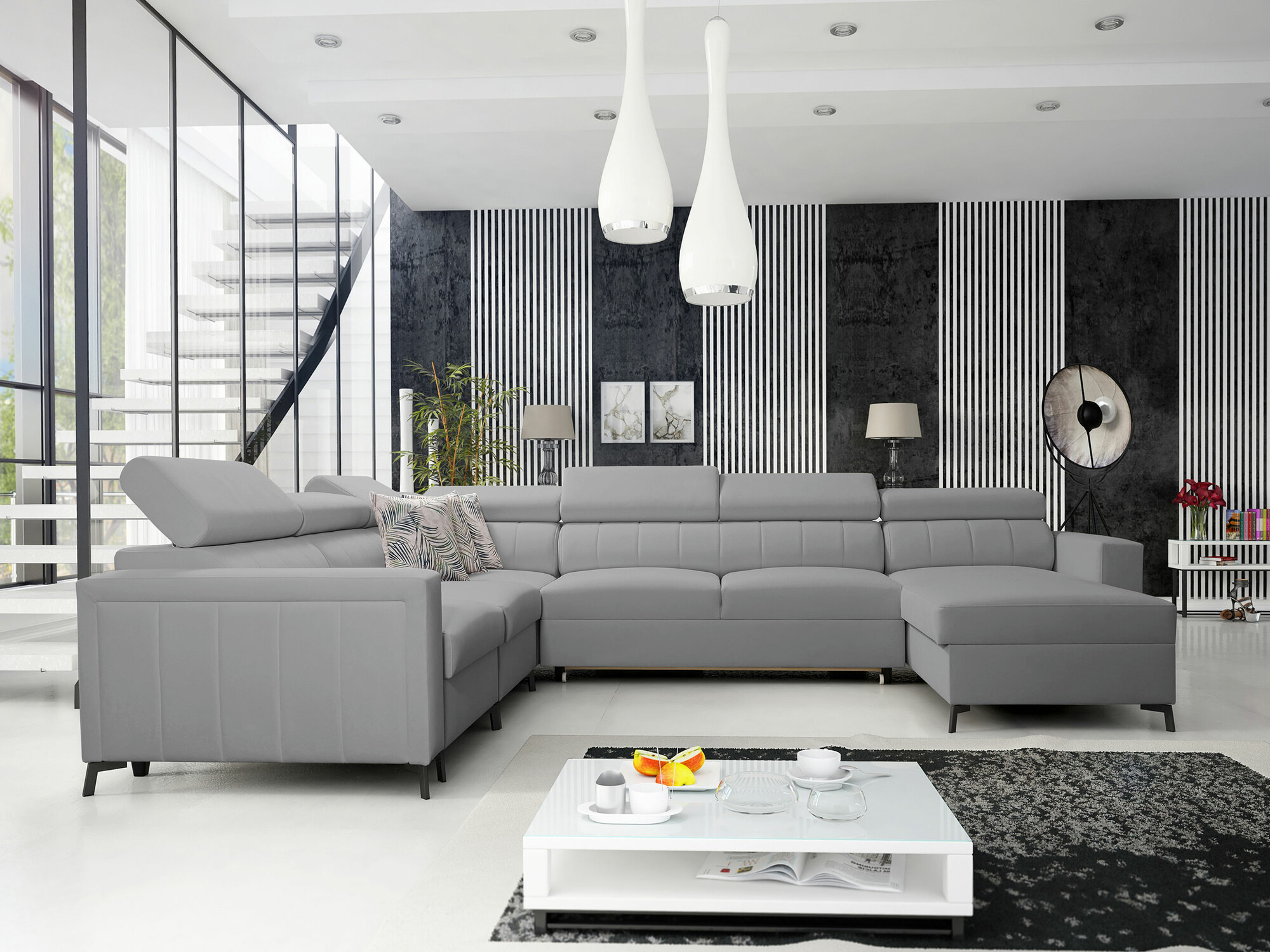 Ugaona sofa Sarasota 157 (Mono 244 + Botanical 36)