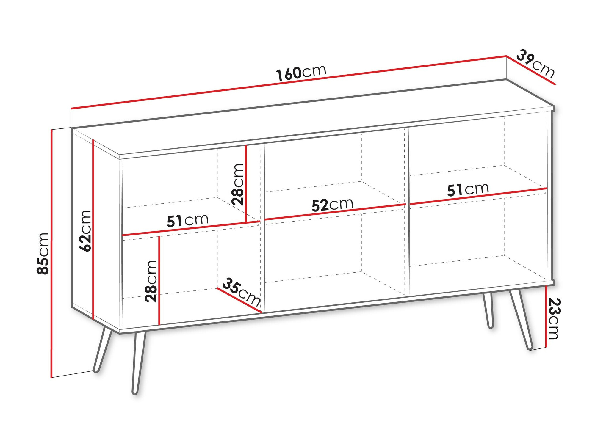 Ormarić Felduno 104 (Belo + Zlatan)