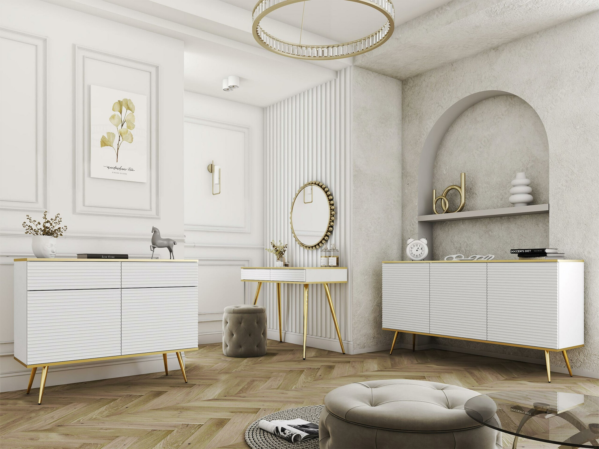 Ormarić Felduno 104 (Belo + Zlatan)