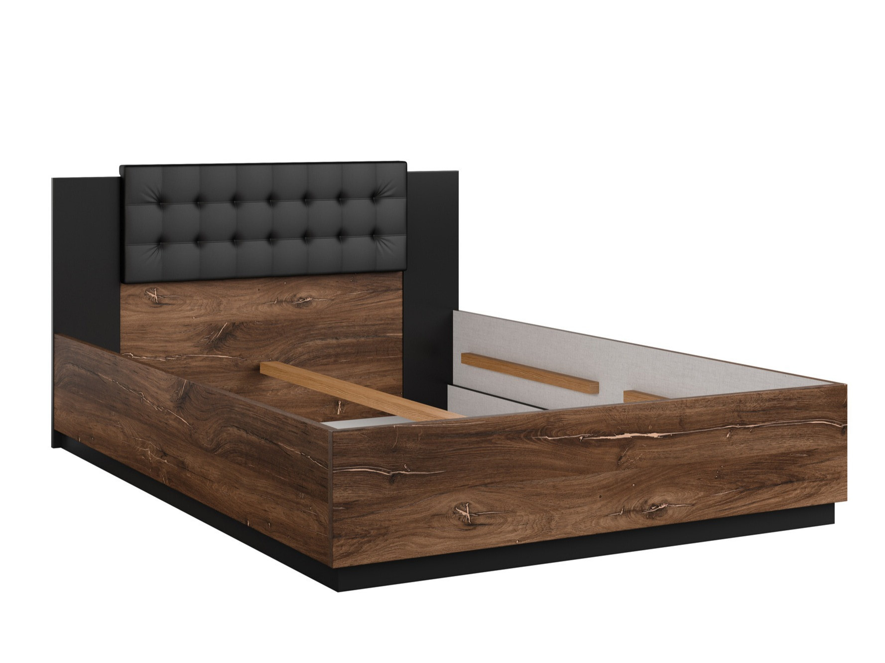 Krevet Felelie 112 (Tamus Flagstaf hrast + Bakar)