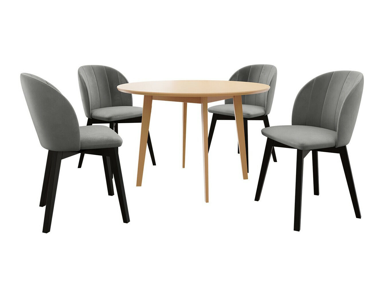 Trpezarijski set Racine 136 (Braon)