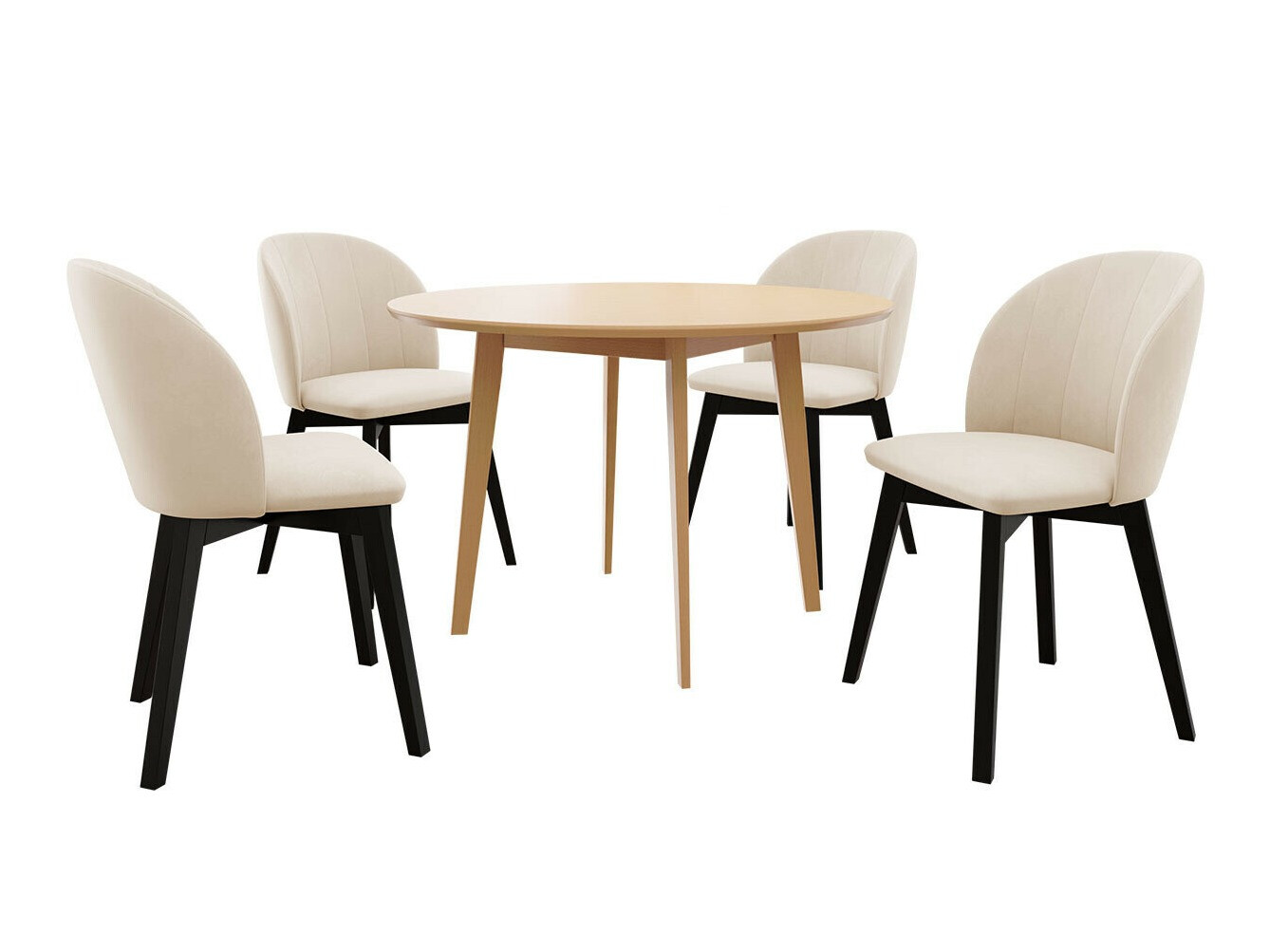 Trpezarijski set Racine 136 (Braon)