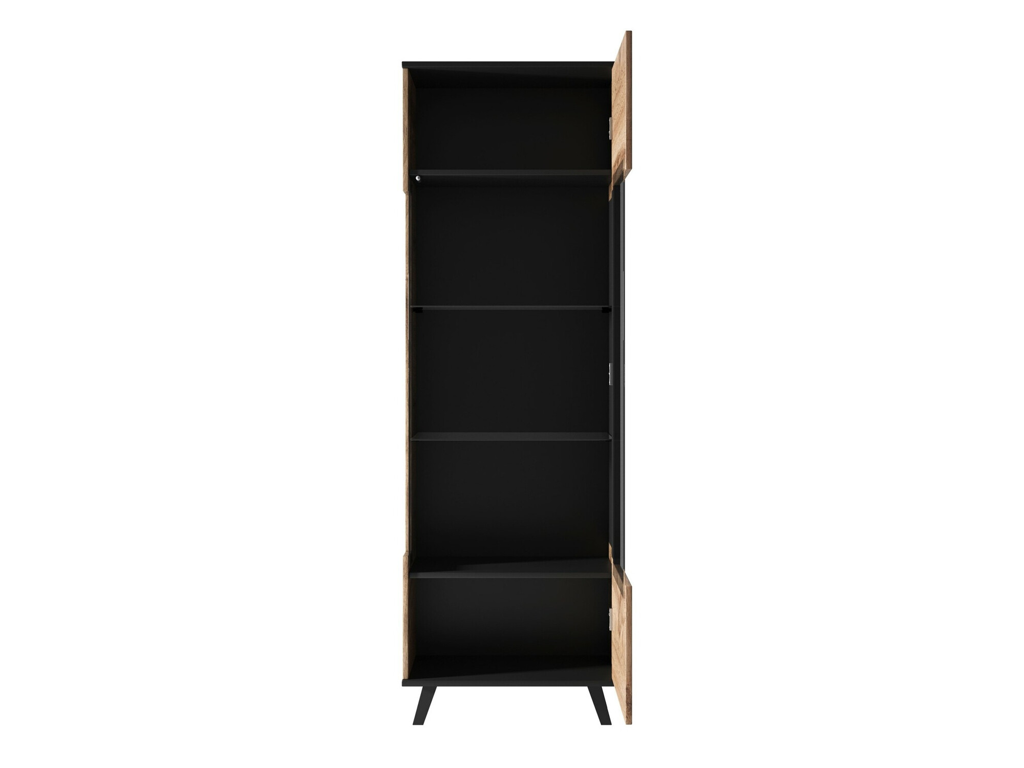 Polica Luelia 112 (Crno + Hrast Votan)