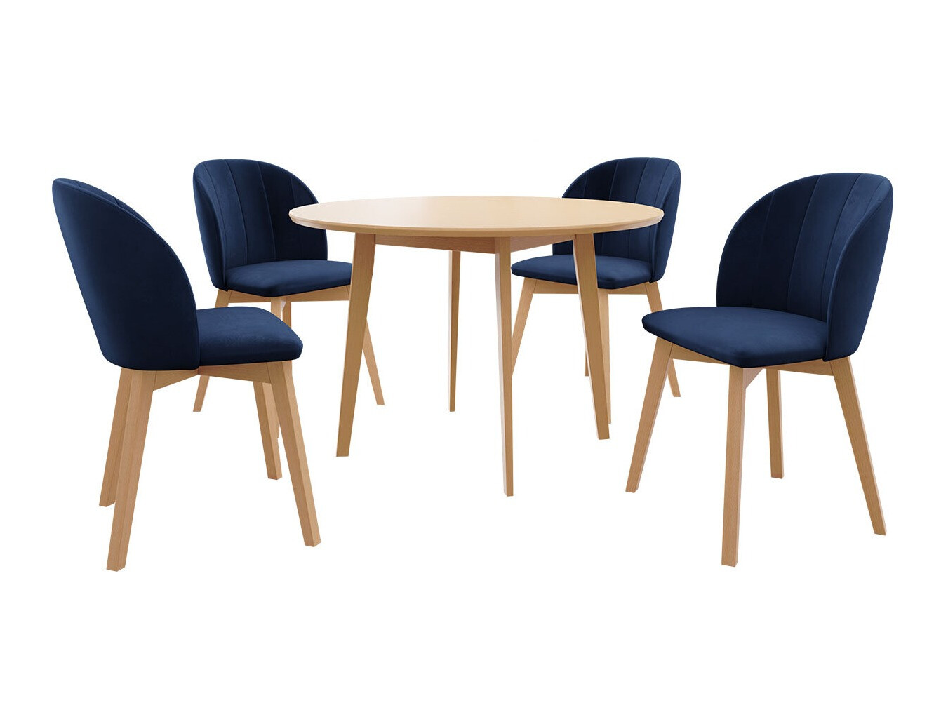 Trpezarijski set Racine 136 (Braon)