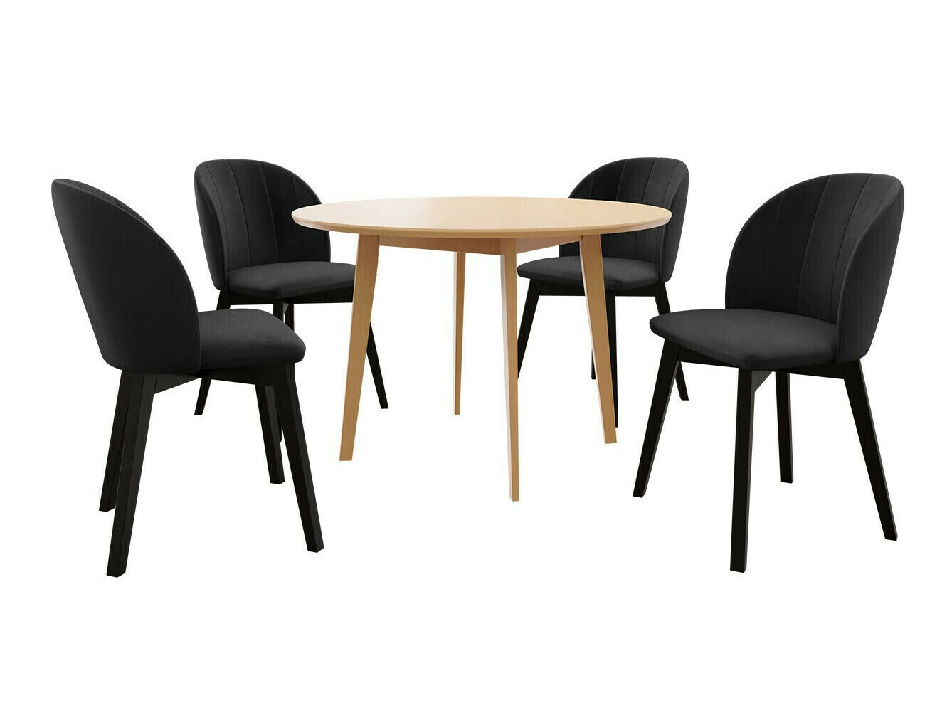 Trpezarijski set Racine 136 (Braon)