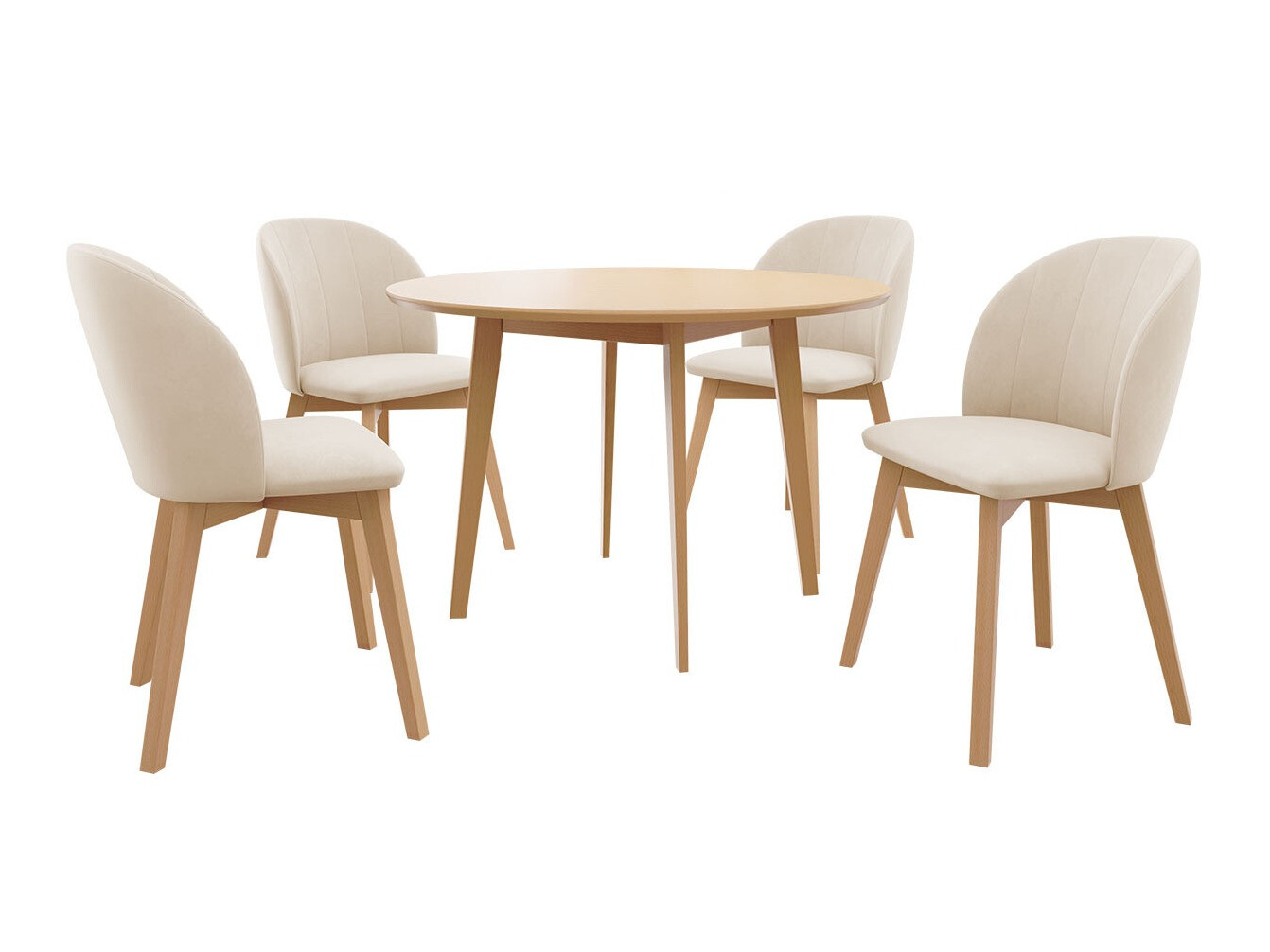 Trpezarijski set Racine 136 (Braon)