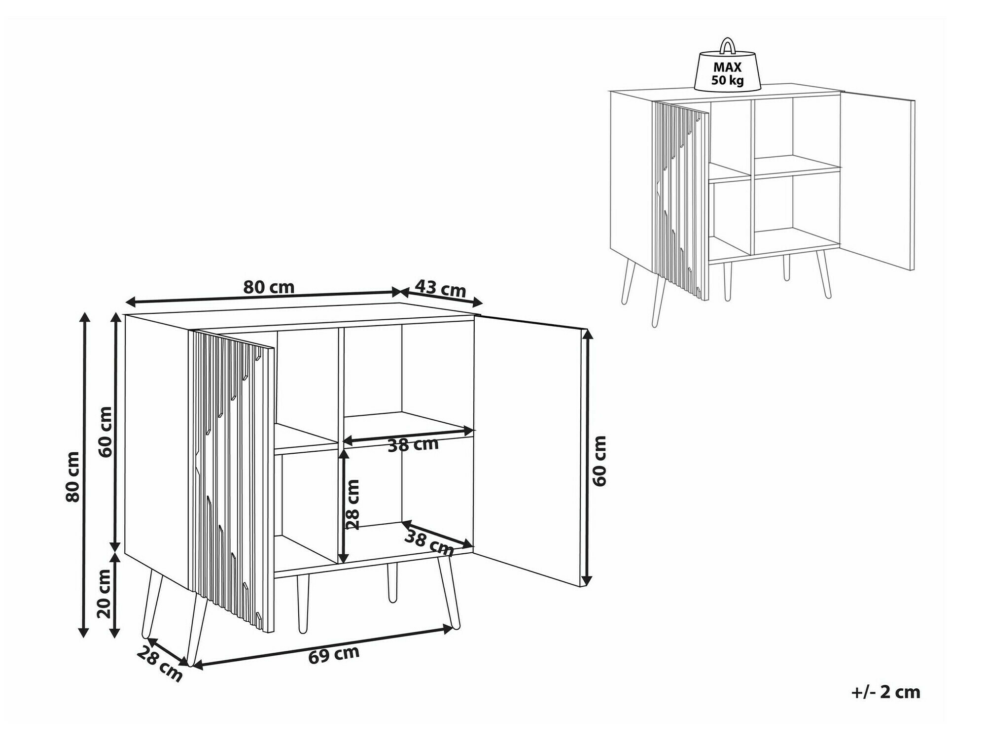 Set za dnevnu sobu Berwyn 2360