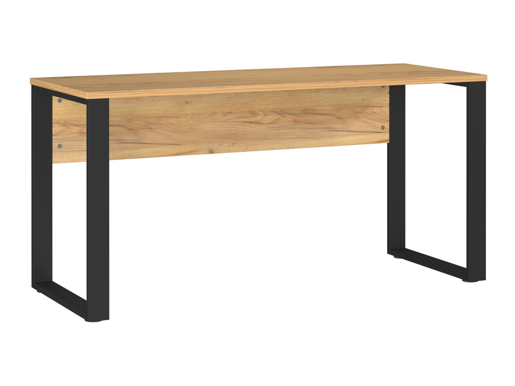 Kancelarijski sto Evarsoa 100 (Navarra hrast + Crno)