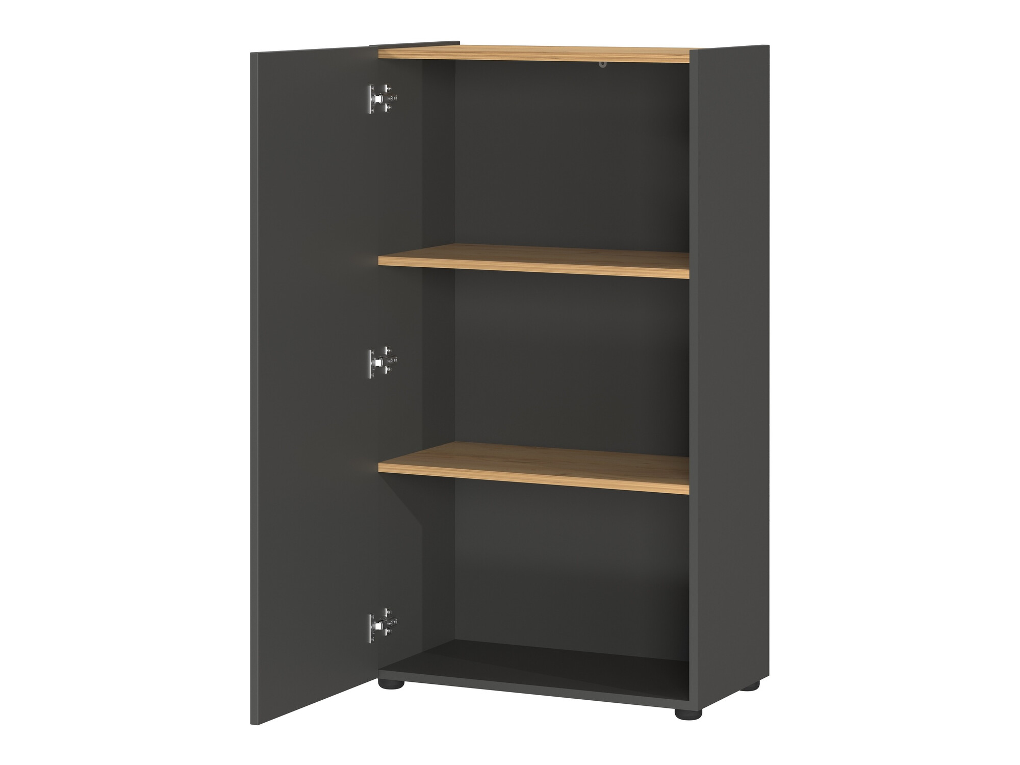 Ormarić Evarsoa 103 (Graphite + Navarra hrast)