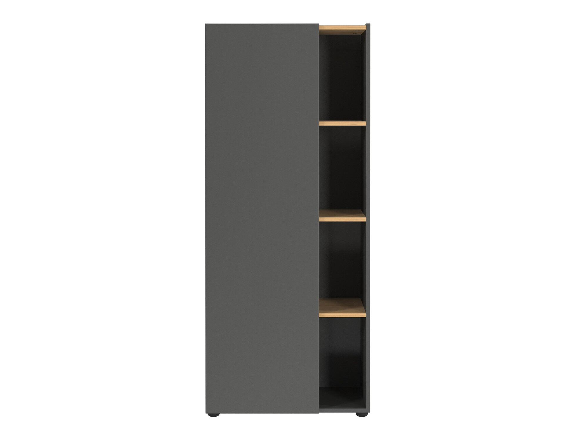 Polica Evarsoa 104 (Graphite + Navarra hrast)