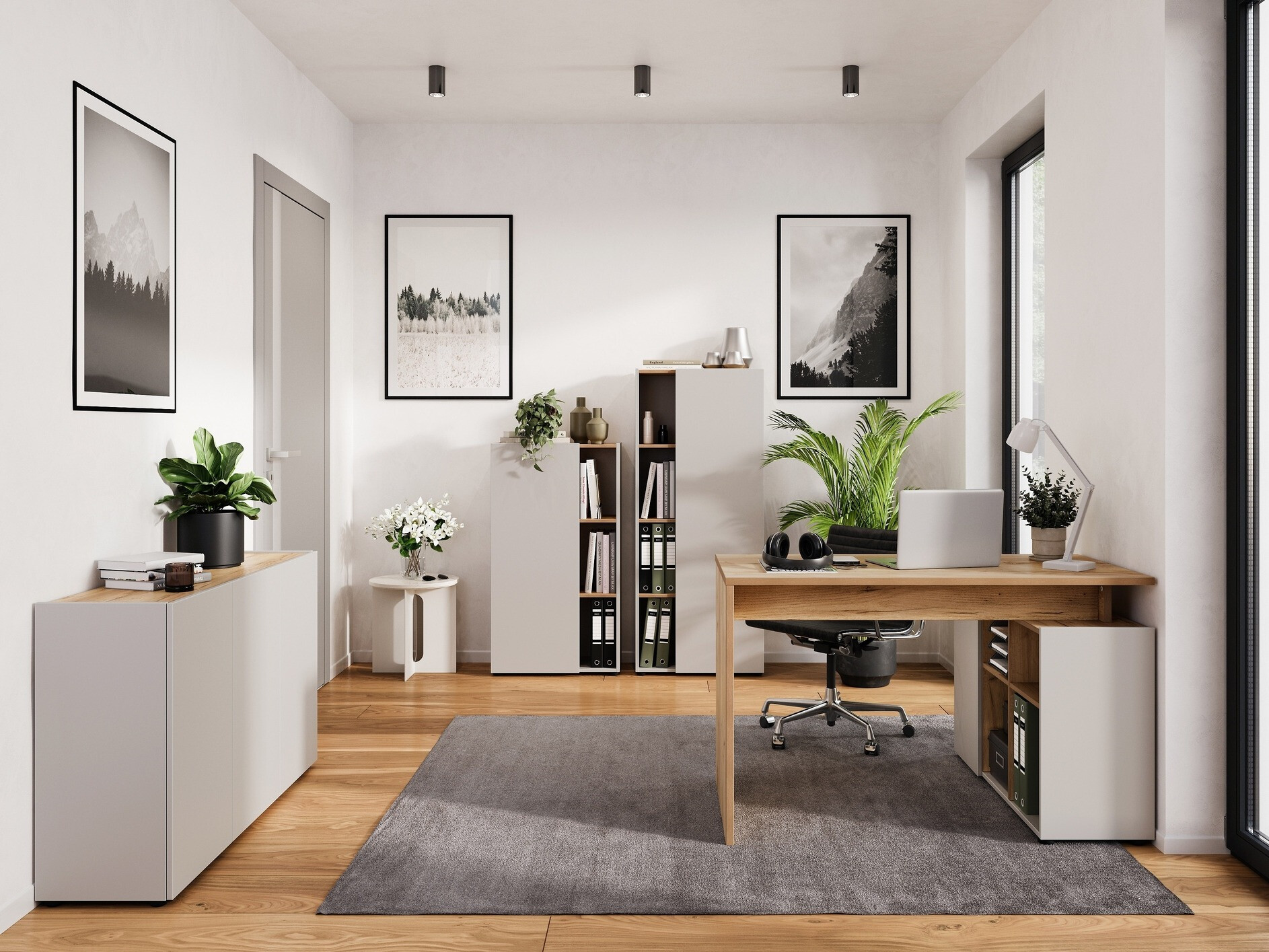 Polica Evarsoa 104 (Kašmir + Navarra hrast)