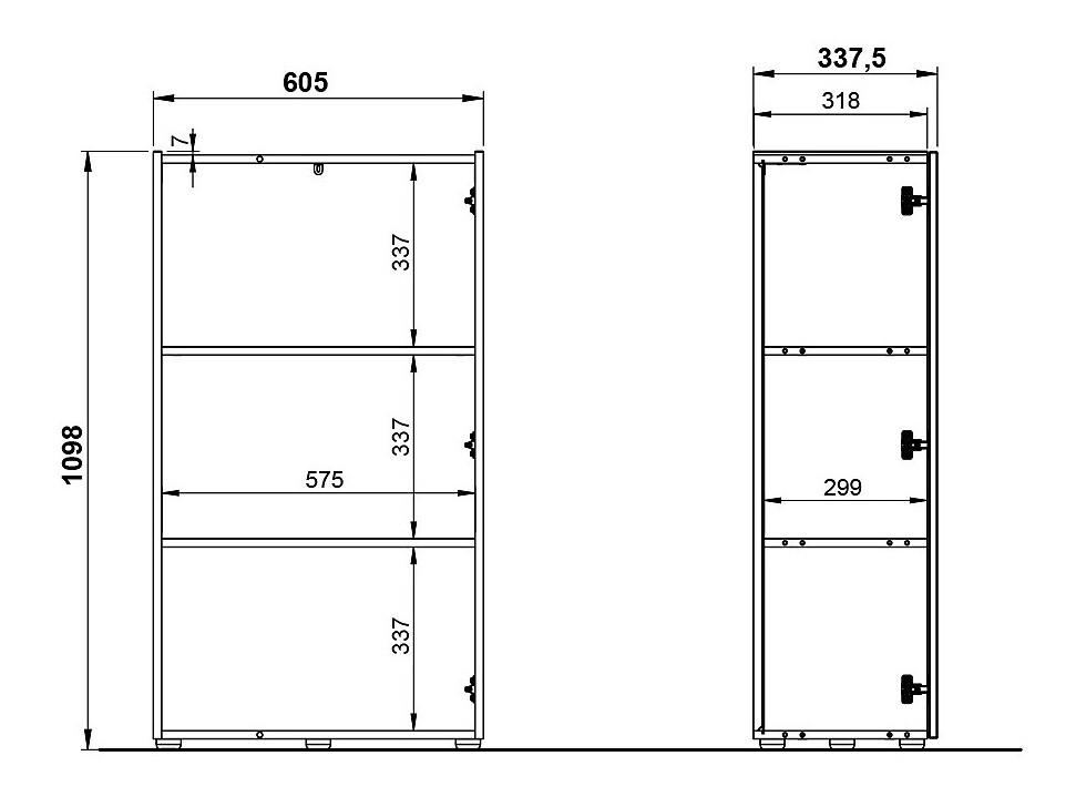 Set za kućnu kancelariju Evarsoa 105 (Grafit + Navarra hrast)