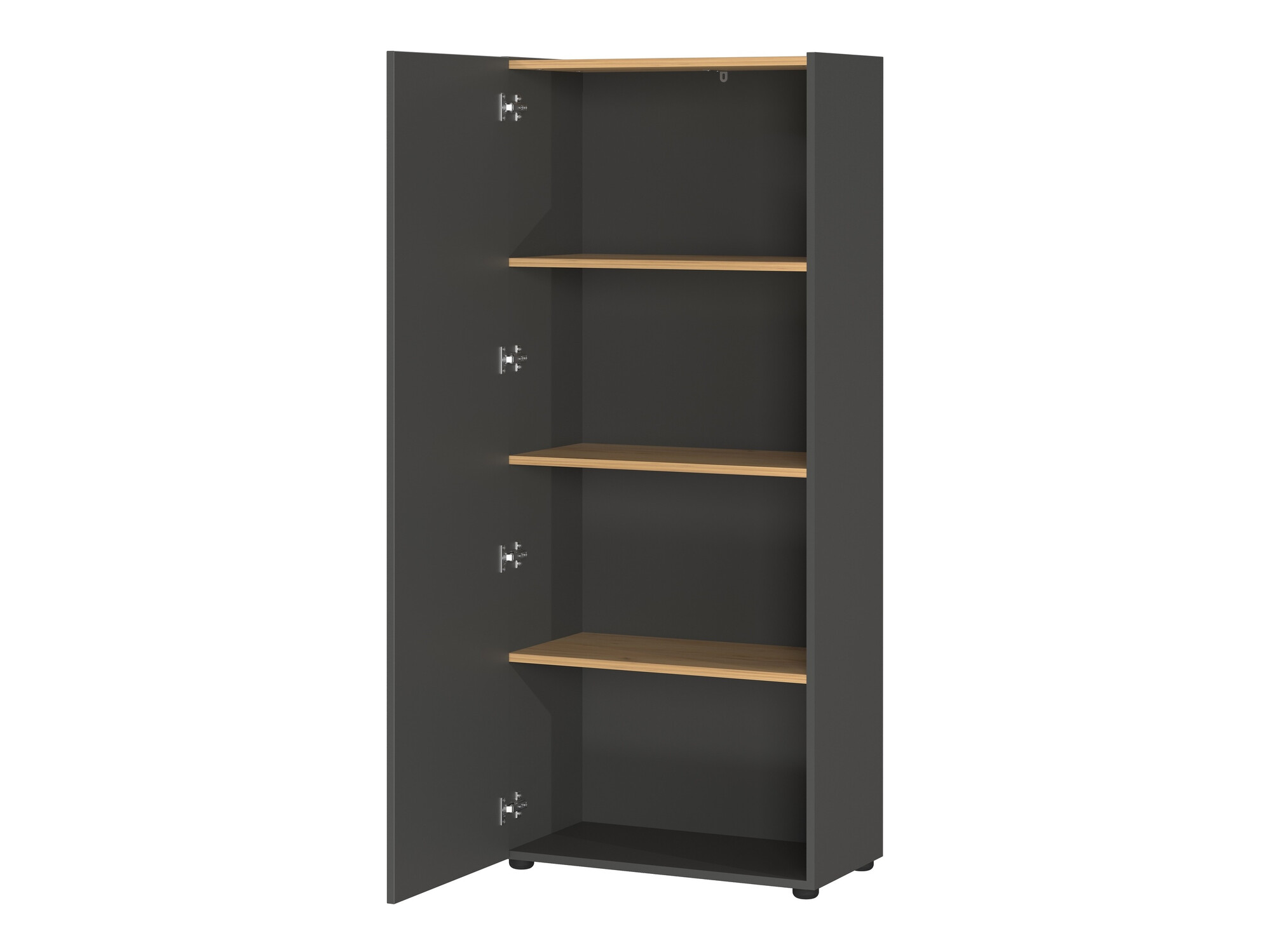 Set za kućnu kancelariju Evarsoa 105 (Graphite + Navarra hrast)