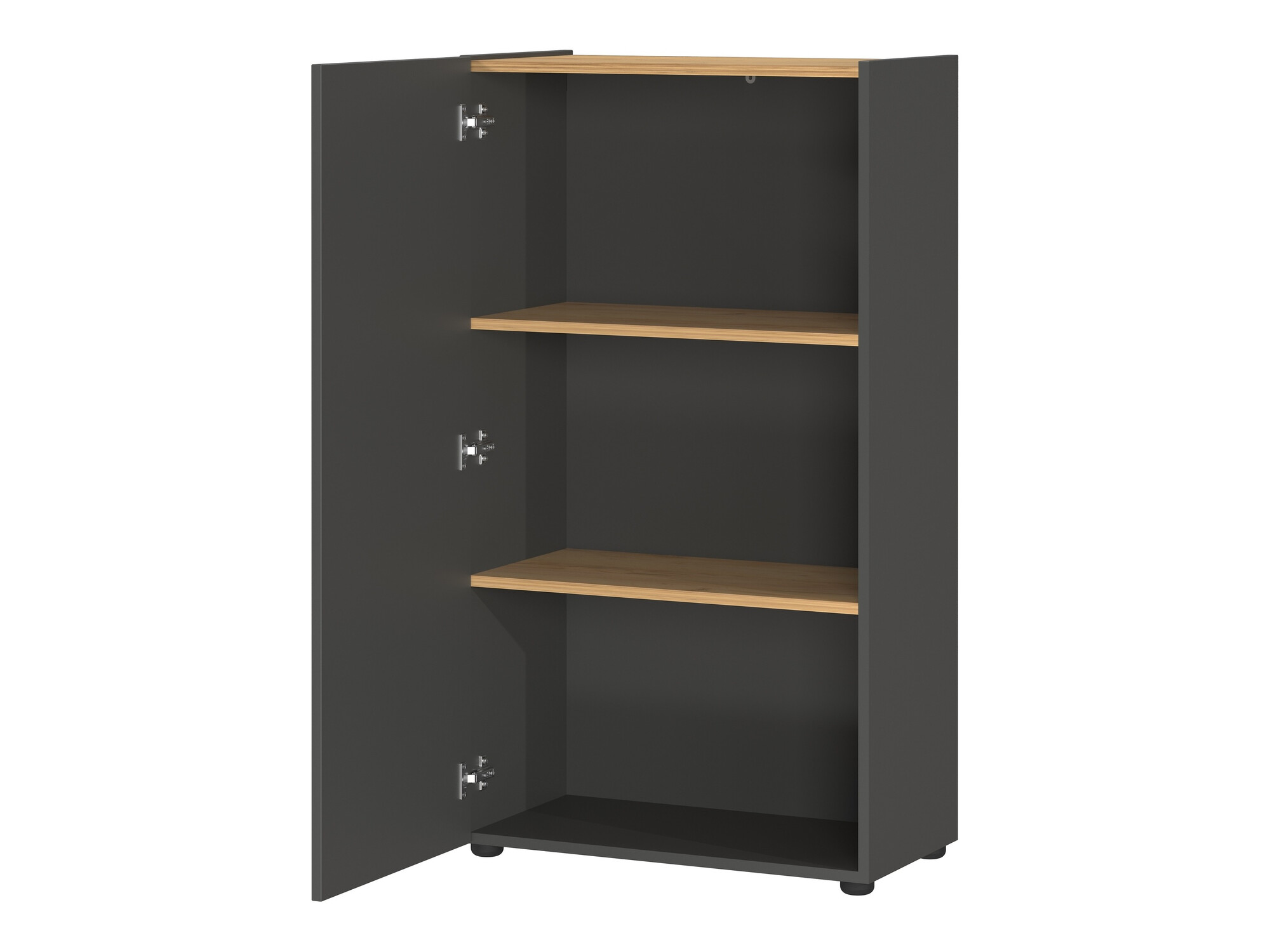 Set za kućnu kancelariju Evarsoa 106 (Grafit + Navarra hrast)