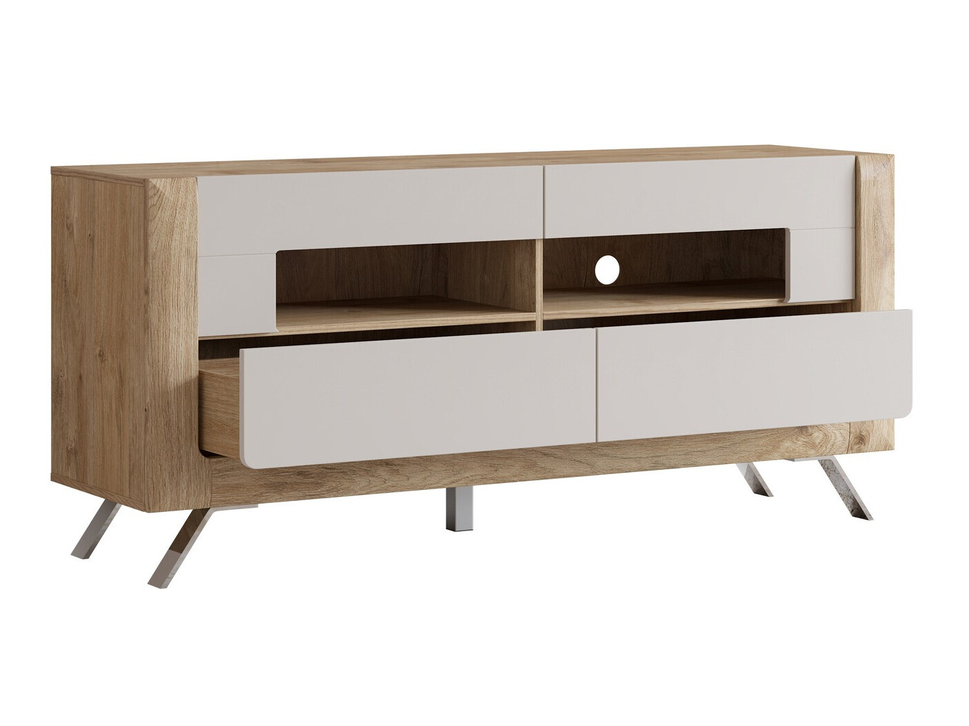 TV komoda Sovera 105 (Zlatni hrast + Kašmir)