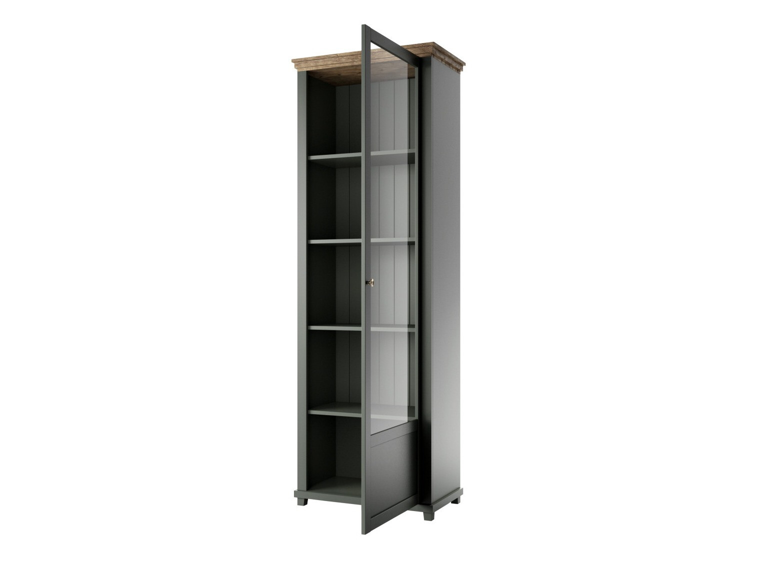 Polica Tolnue 101 (Tamno zelena + Храст лефкас)