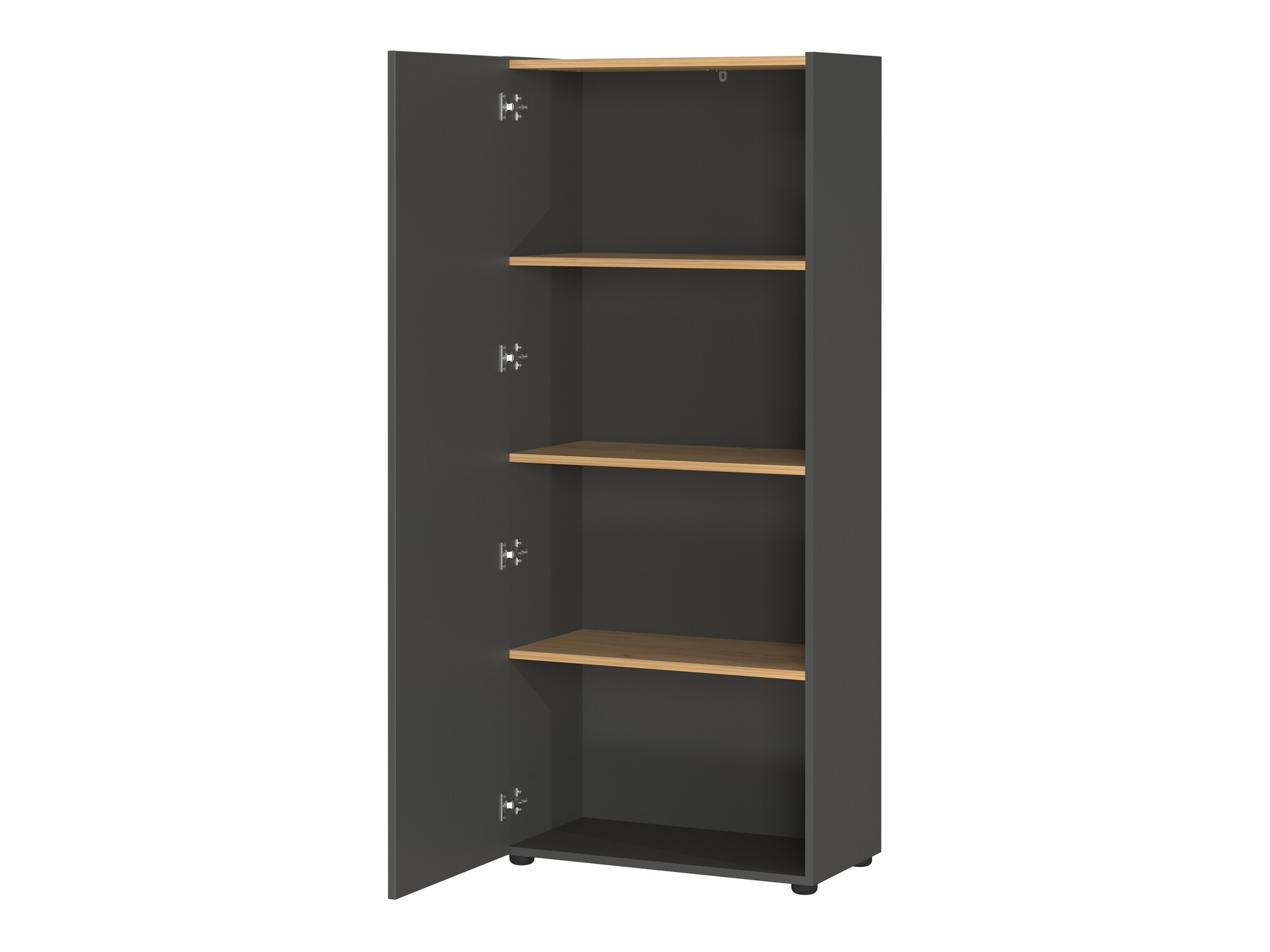 Set za kućnu kancelariju Evarsoa 107 (Grafit + Navarra hrast)