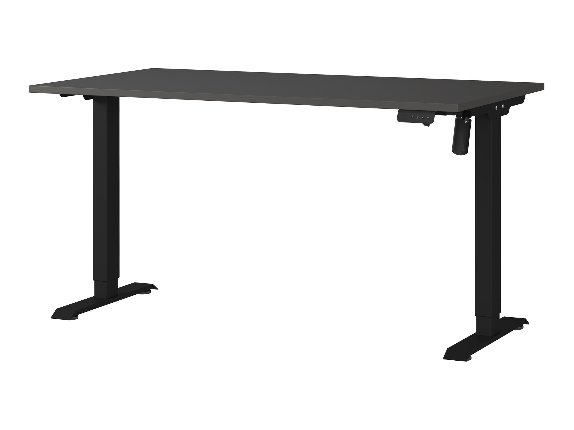 Set za kućnu kancelariju Evarsoa 107 (Graphite + Navarra hrast)