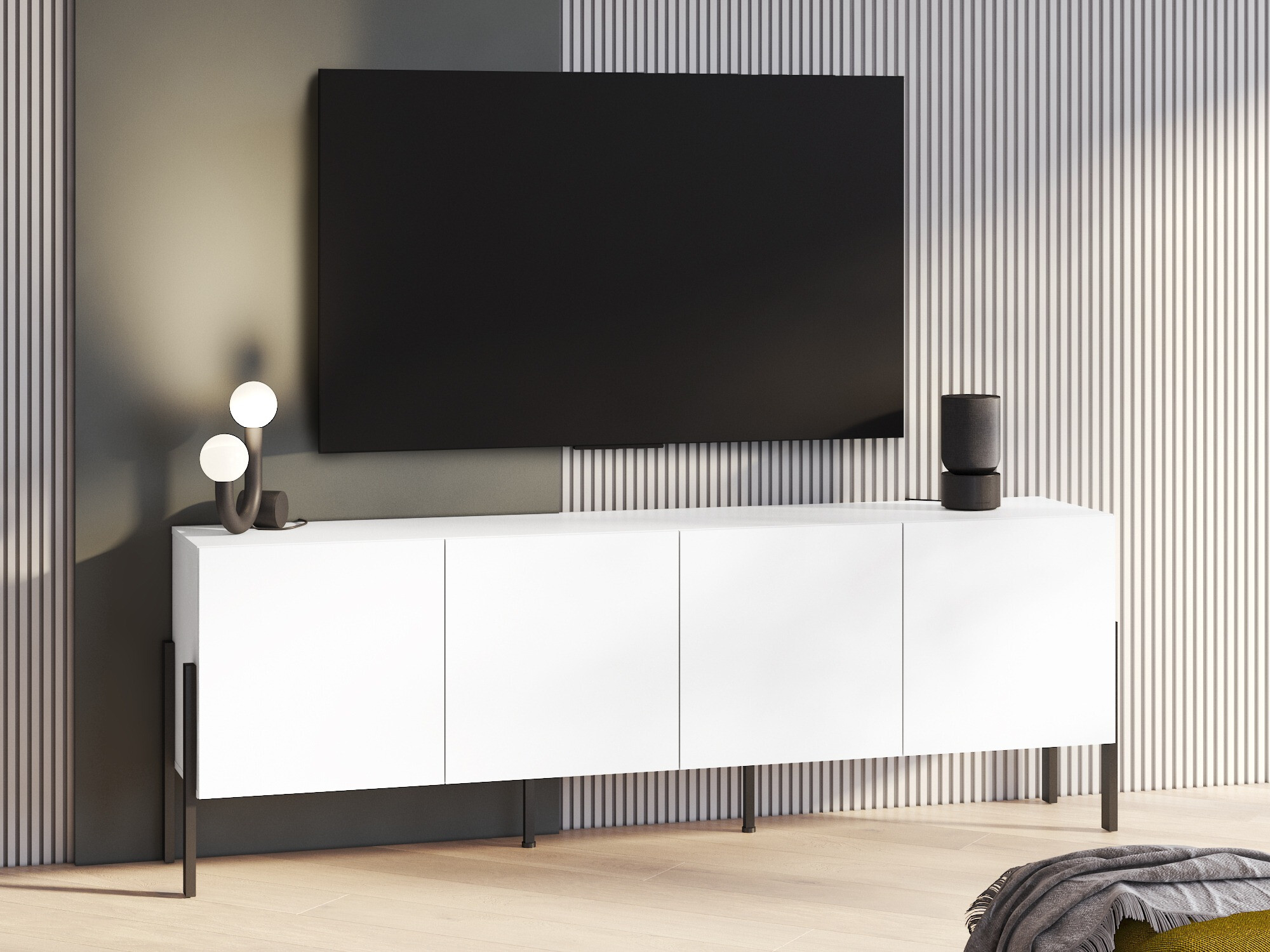TV komoda Etsore 100 (Belo)