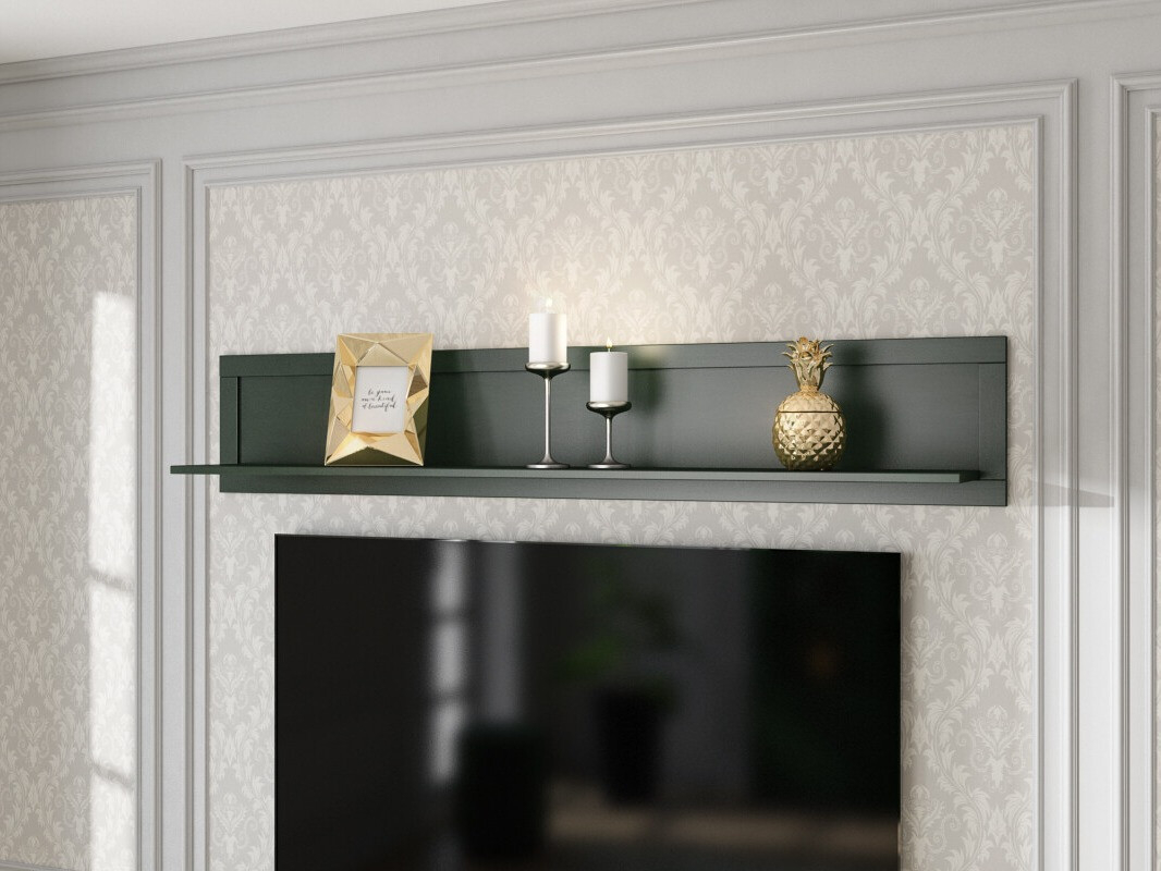 Zidna polica Tolnue 100 (Tamno zelena)